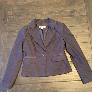 New York & Company Women’s Black One Button Blazer